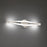 dweLED Jagger 26" LED Bath Vanity/Wall Light 2700K, Nickel