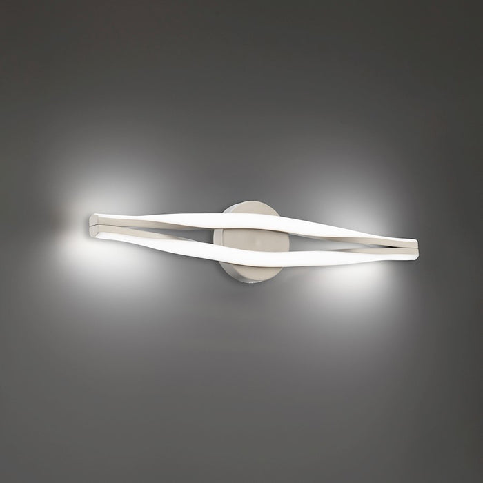 dweLED Jagger 26" LED Bath Vanity/Wall Light 2700K, Nickel