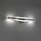 dweLED Jagger 26" LED Bath Vanity/Wall Light 3500K, Black
