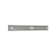 dweLED Spectacle 1Lt 24" Bath Vanity/Wall/3500K, Nickel/White - WS-71524-35-BN