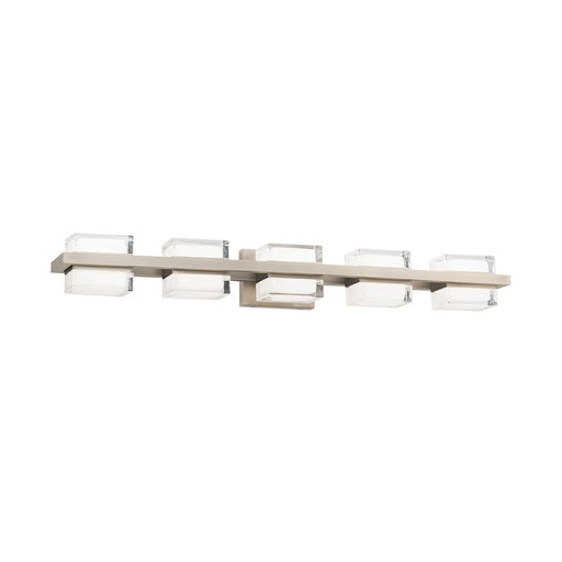 dweLED Interlok 36" LED Bath Vanity/Wall Light 2700K, Nickel - WS-77436-27-BN