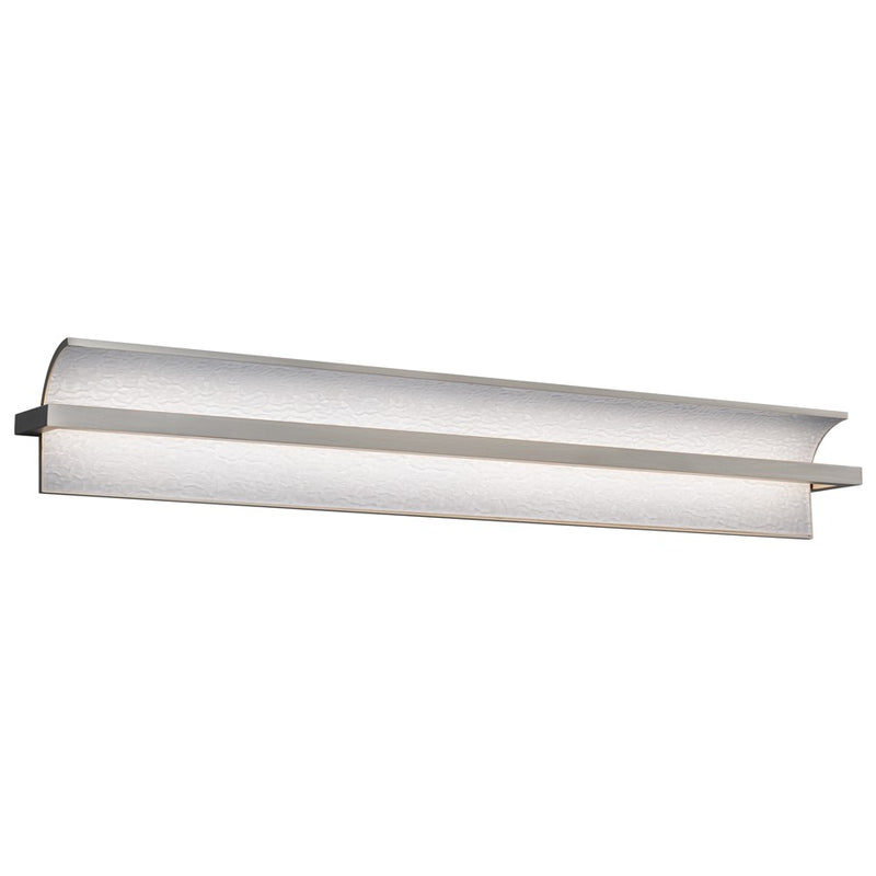 dweLED Shard 1Lt 34" Bath Vanity & Wall Light/3500K, Nickel/ - WS-79534-35-BN