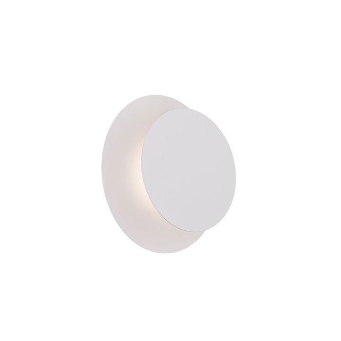 dweLED Moonglow 7" LED Wall Sconce 2700K, White - WS-85407-27-WT