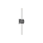 dweLED Ripple 1Lt 24" Bath Vanity & Wall Light/3000K, Nickel/ - WS-85524-30-BN