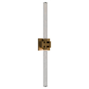 dweLED Ripple 1Lt 32" Bath Vanity & Wall Light/2700K, Brass/ - WS-85532-27-AB