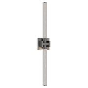 dweLED Ripple 1Lt 32" Bath Vanity & Wall Light/3500K, Nickel/ - WS-85532-35-BN