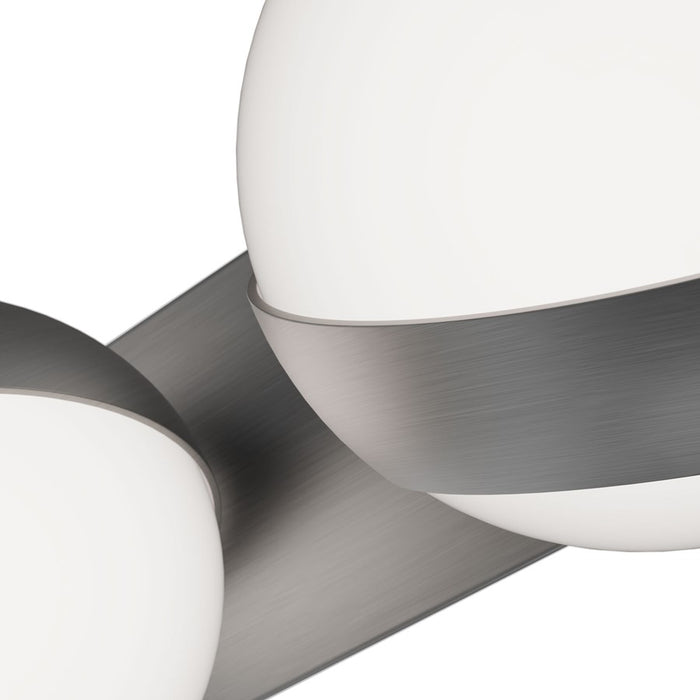 dweLED Tripoli 5Lt 33" Bath Vanity/Wall/2700K, Nickel/Opal