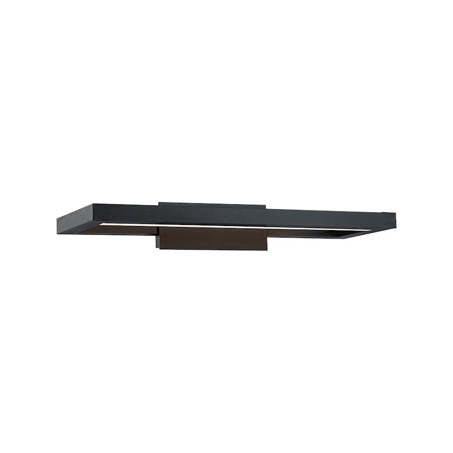 dweLED View 20" LED 1 Light Wall Light 3-CCT, Black/White