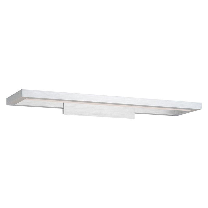 dweLED View 28" LED Wall Light 3-CCT, Aluminum/White