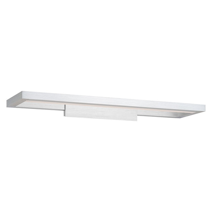 dweLED View 28" LED Wall Light 3-CCT, Aluminum/White