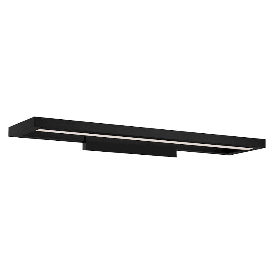 dweLED View 28" LED 1 Light Wall Light 3-CCT, Black/White