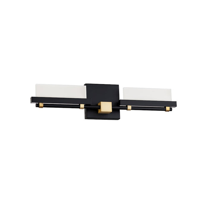 dweLED Two Fold 20" LED Bath/Wall Light 3000K, Black Brass - WS-91420-BK-AB