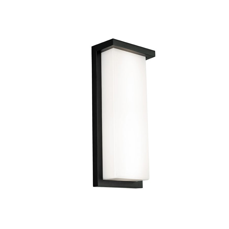 WAC Lighting Vega 1Lt LED Outdoor Wall Light/26W, Black/White