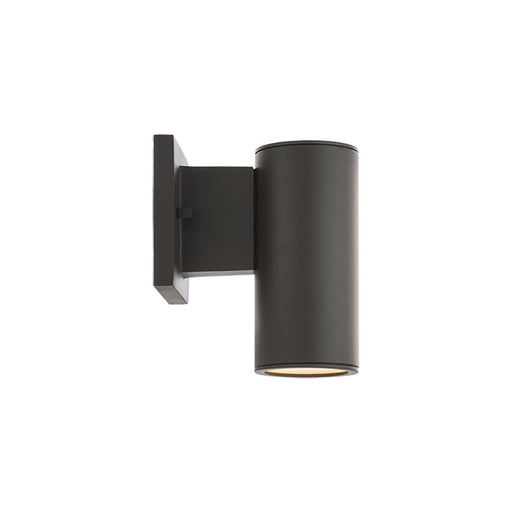 WAC Cylinder 1Lt LED Up/Down Wall Light, Bronze/White