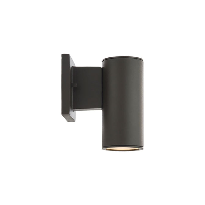 WAC Cylinder 1Lt LED Up/Down Wall Light, Bronze/White