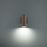WAC Cylinder 1Lt LED Up/Down Wall Light, Bronze/White