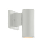 WAC Cylinder 1Lt LED Up/Down Wall Light, White/White - WS-W190208-30-WT