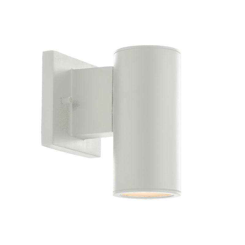WAC Cylinder 1Lt LED Up/Down Wall Light, White/White - WS-W190208-30-WT