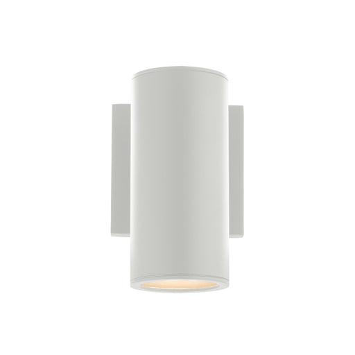 WAC Cylinder 1Lt LED Up/Down Wall Light, White/White