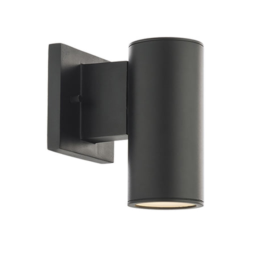 WAC Lighting Cylinder LED 1Lt Up/Down Outdoor Wall, Black