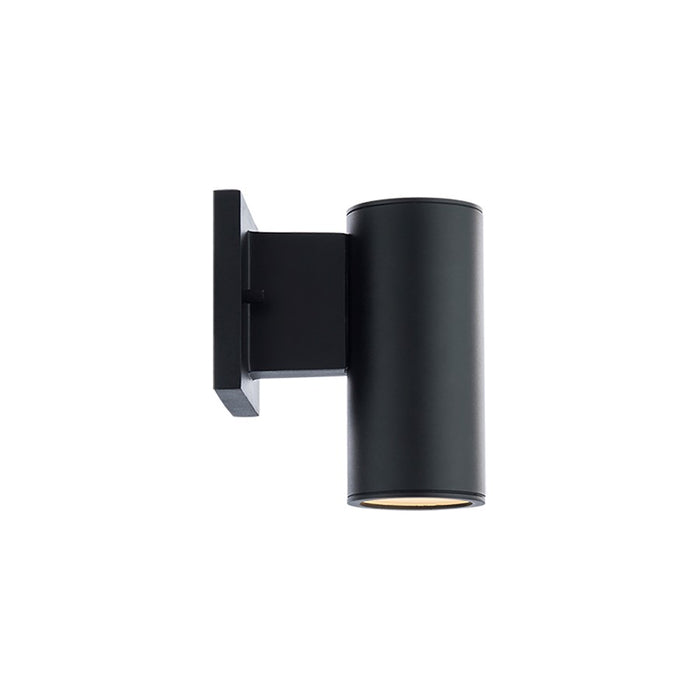 WAC Lighting Cylinder LED 1Lt Up/Down Outdoor Wall, Black