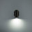 WAC Lighting Cylinder LED 1Lt Up/Down Outdoor Wall, Black
