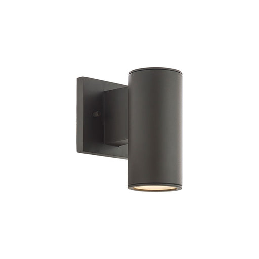 WAC Lighting Cylinder LED 1Lt Up/Down Outdoor Wall, Bronze - WS-W190208-CS-BZ