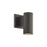 WAC Lighting Cylinder LED 1Lt Up/Down Outdoor Wall, Bronze