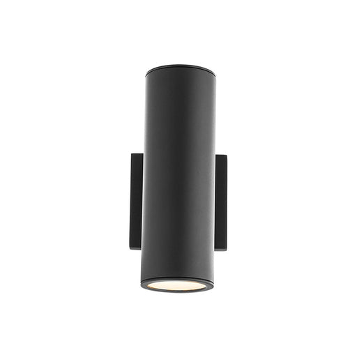 WAC Cylinder 2Lt LED Up/Down Wall Light, Black/White