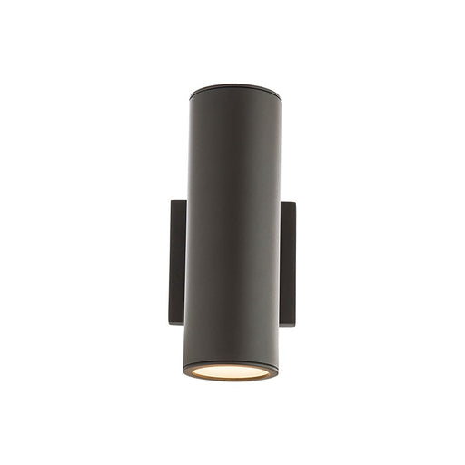 WAC Cylinder 2Lt LED Up/Down Wall Light, Bronze/White