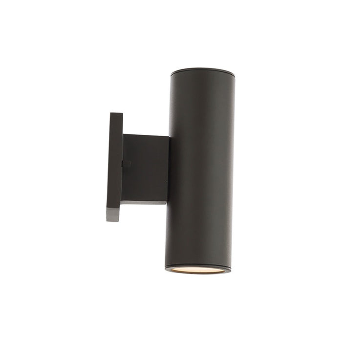 WAC Cylinder 2Lt LED Up/Down Wall Light, Bronze/White