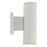 WAC Cylinder 2Lt LED Up/Down Wall Light, White/White