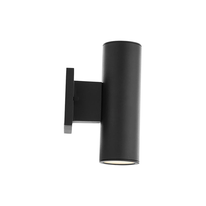 WAC Lighting Cylinder LED 2Lt Up/Down Outdoor Wall, Black