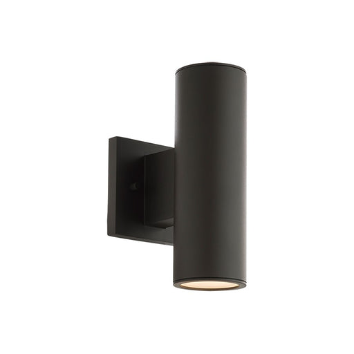 WAC Lighting Cylinder LED 2Lt Up/Down Outdoor Wall, Bronze - WS-W190212-CS-BZ