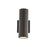 WAC Lighting Cylinder LED 2Lt Up/Down Outdoor Wall, Bronze