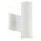 WAC Lighting Cylinder LED 2Lt Up/Down Outdoor Wall, White