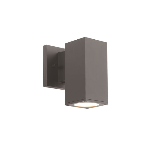 WAC Lighting Cubix LED 1Lt Up/Down Outdoor Wall Light , Black - WS-W220208-CS-BK