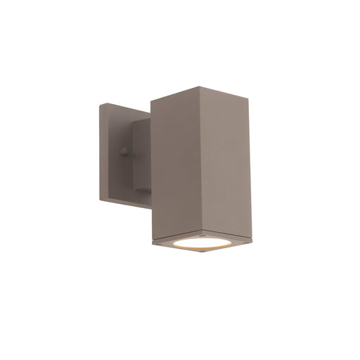 WAC Lighting Cubix LED 1Lt Up/Down Outdoor Wall , Bronze - WS-W220208-CS-BZ
