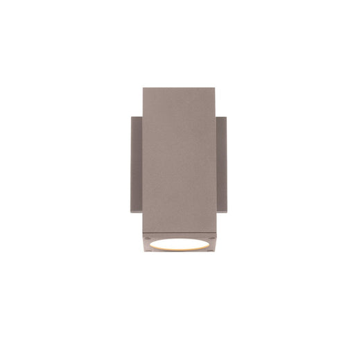 WAC Lighting Cubix LED 1Lt Up/Down Outdoor Wall , Bronze