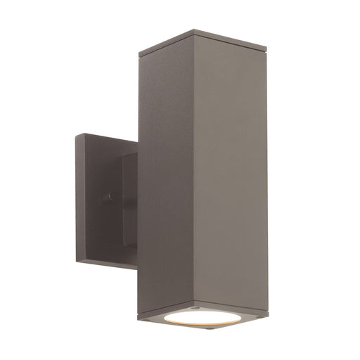 WAC Lighting Cubix LED 2Lt Up/Down Outdoor Wall Light , Black - WS-W220212-CS-BK