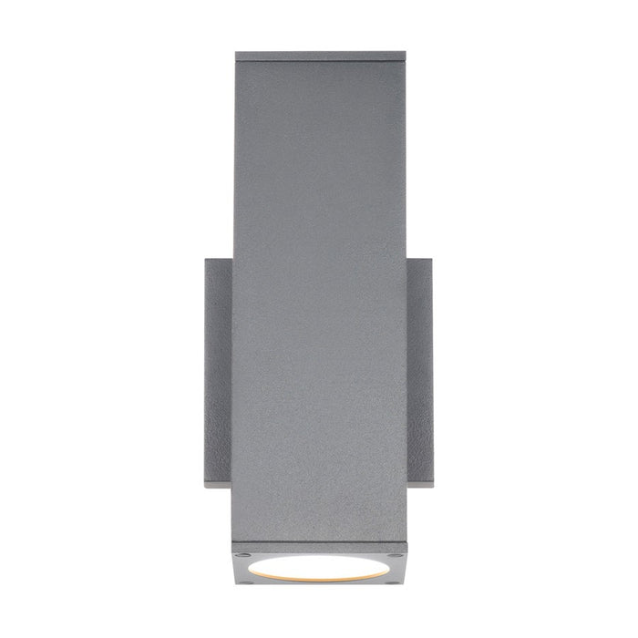 WAC Lighting Cubix LED 2Lt Up/Down Outdoor Wall Light , Black