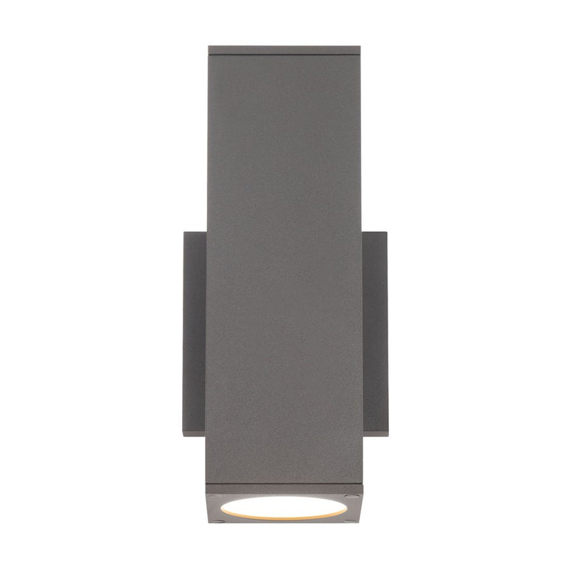 WAC Lighting Cubix LED 2Lt Up/Down Outdoor Wall , Bronze