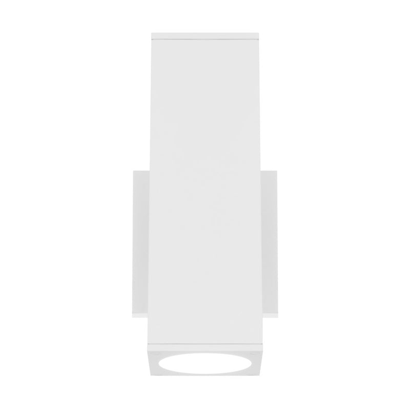 WAC Lighting Cubix LED 2Lt Up/Down Outdoor Wall Light , White