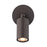 WAC Cylinder 1Lt LED Adjustable Wall Light, Bronze/White