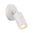 WAC Cylinder 1Lt LED Adjustable Wall Light, White/White