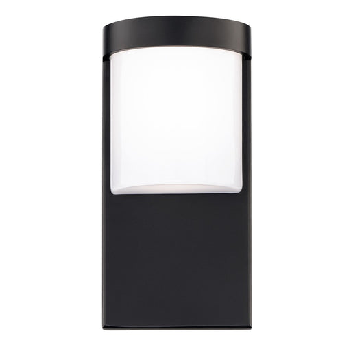 WAC Midtown 1Lt LED Indoor/Outdoor Wall Light, Black/White