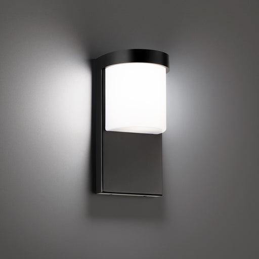 WAC Midtown 1Lt LED Indoor/Outdoor Wall Light, Black/White