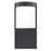 WAC Lighting Midtown 1Lt LED Outdoor Wall/15W, Black/White
