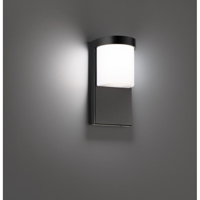 WAC Lighting Midtown 1Lt LED Outdoor Wall/15W, Black/White