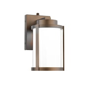 WAC Lantern 1Lt LED 10" Outdoor Wall Light, BZ/Clear/Frost - WS-W250110-CS-BZ